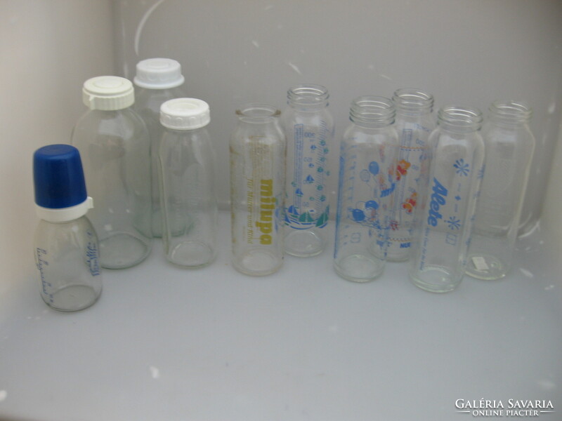 Glass baby bottles