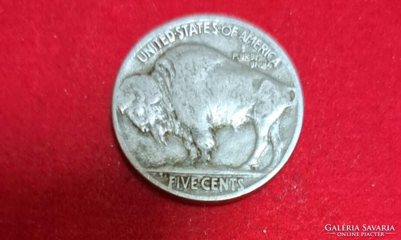 1937. Buffalo/indián fej nickel 5 cent USA (2019)