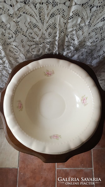 Beautiful floral ceramic basin and bowl