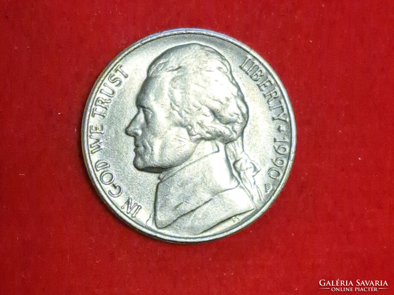 1990 USA 5 cent  (1300)