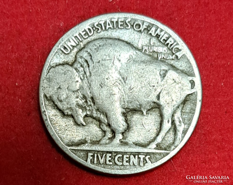 1935. Buffalo/indián fej nickel 5 cent USA (2015)