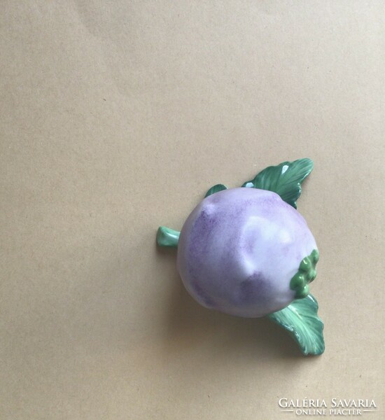 Extremely rare purple cabbage ornament from Herend