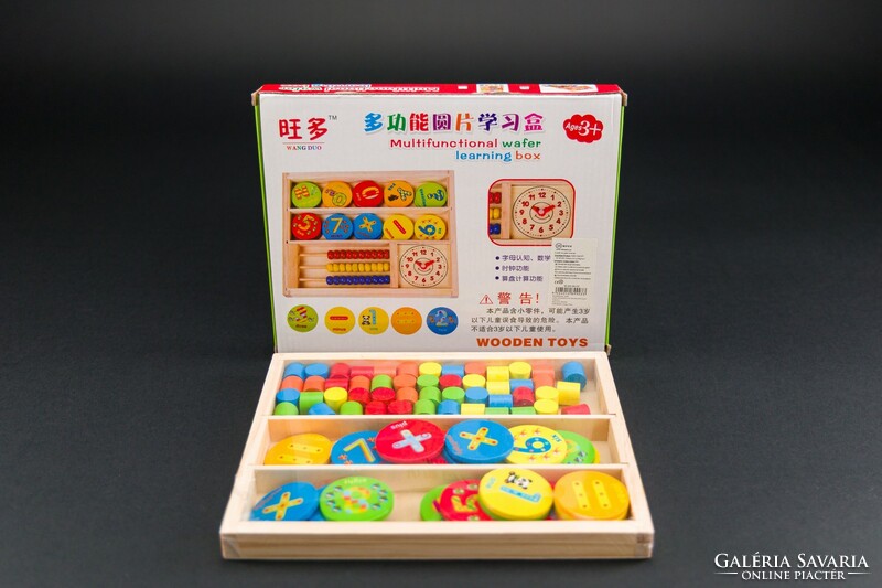 Wooden toy, educational and developmental board game for children, new.