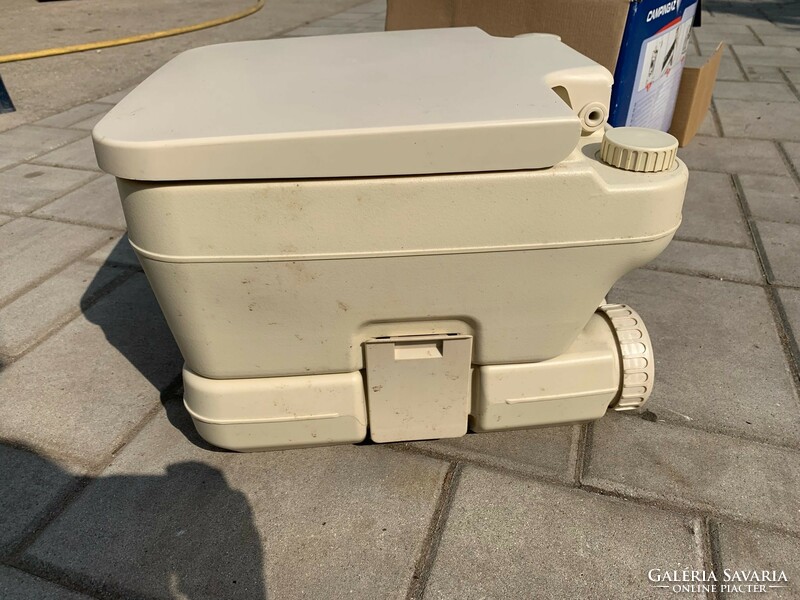 Never used portable toilet, camping toilet, camping for caravans