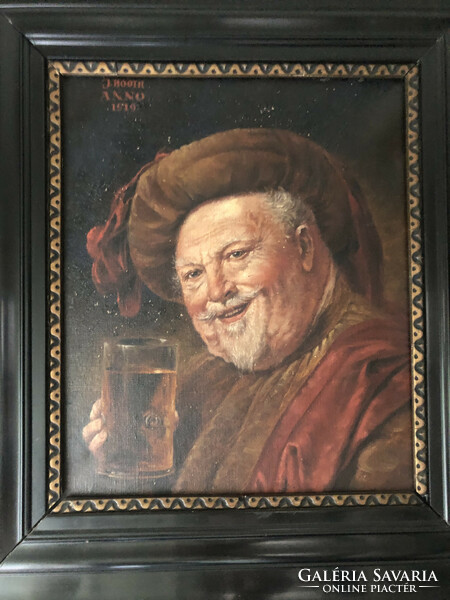 Beer port oil painting