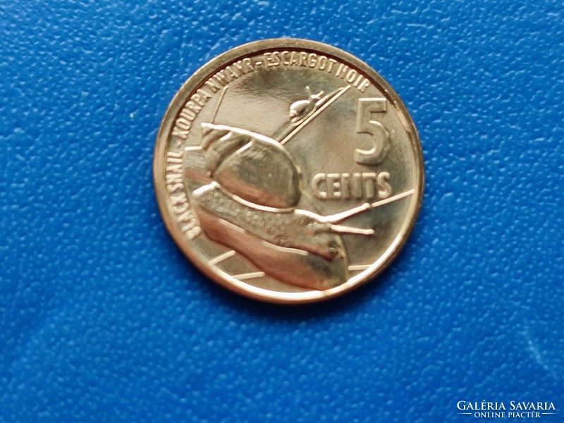 Seychelles / Seychelles 5 cents 2022 snail! Rare! Ouch!