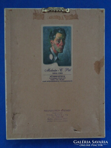 Molnár c pál: prayer 1926. - Reprint of the studio museum,