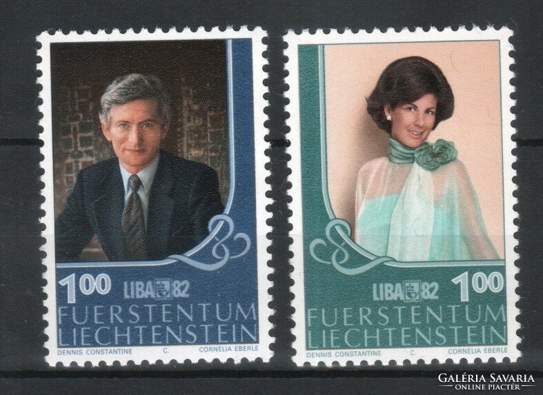 Liechtenstein 0437 mi 797-798 post office EUR 2.40