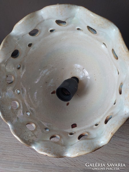 Vintage quality pan ceramic ceiling lamp from the 70s