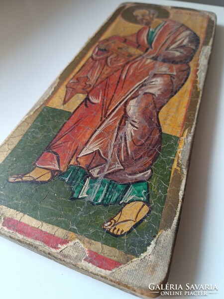Icon painted on wood