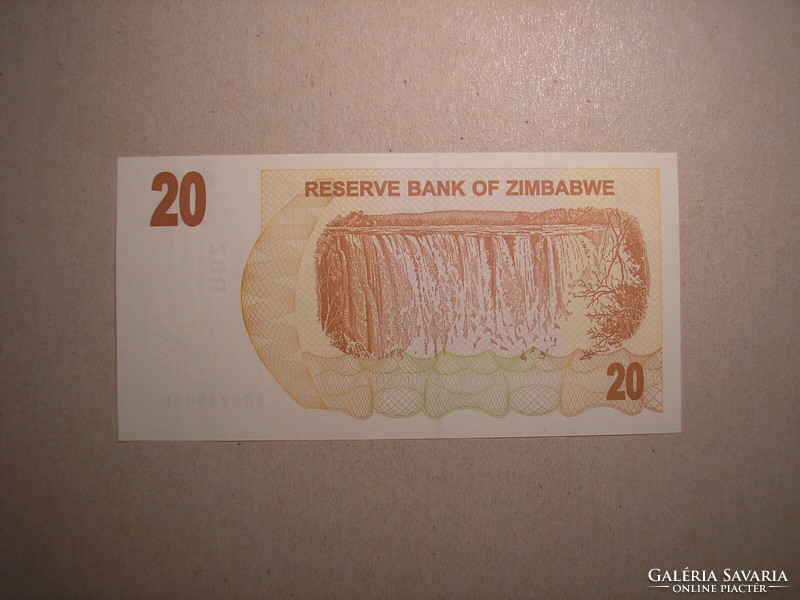 Zimbabwe - 20 Dollars 2006 UNC