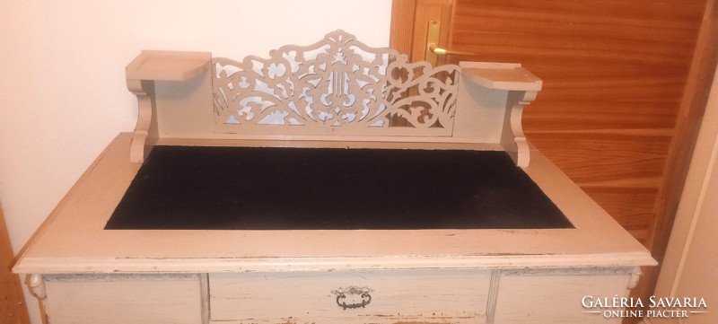 Antique desk with beautiful carving