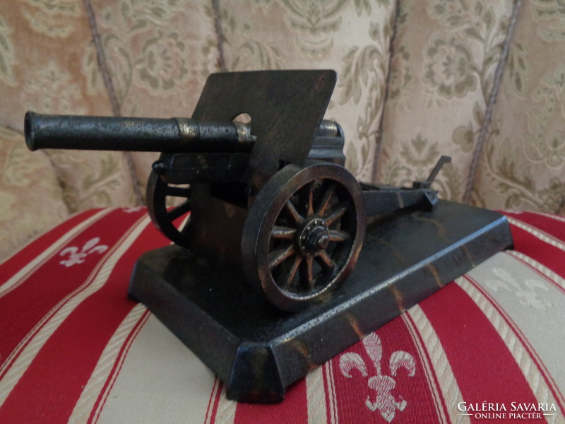 Rare 1940s demley 1897/75mm cannon, tabletop lighter in great condition