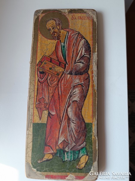 Icon painted on wood