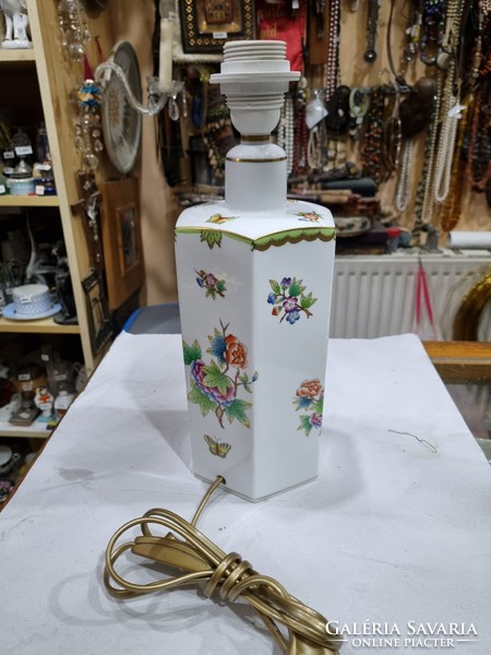 Herend Victorian patterned table lamp