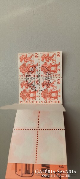 Svájci bélyegfüzet, szép bélyegzéssel 1979-ből