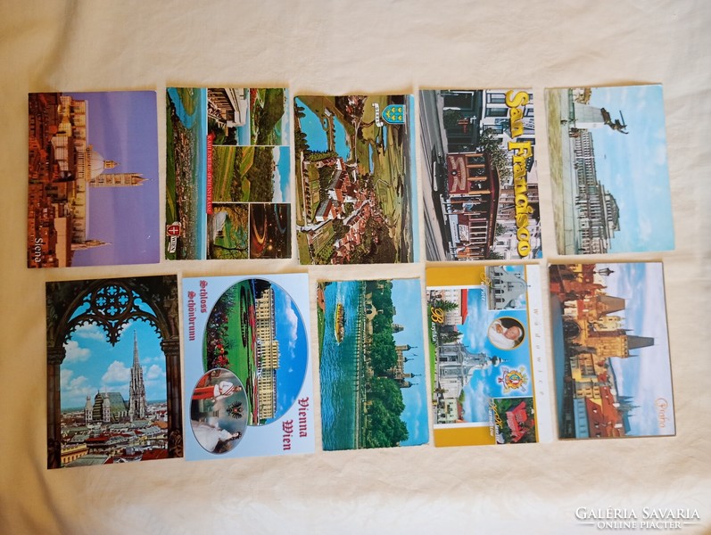 Postcard 01 cities 100 pcs written together