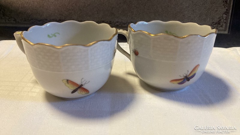 Collector's cups made of Herend gold! 1955