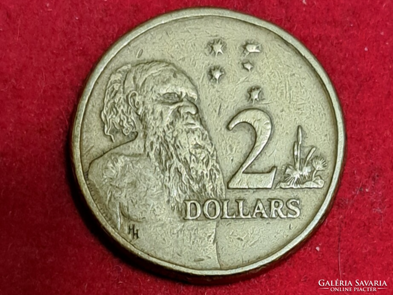 1988. Ausztrália, maori (1952-2022) 2 dollár  (2020)