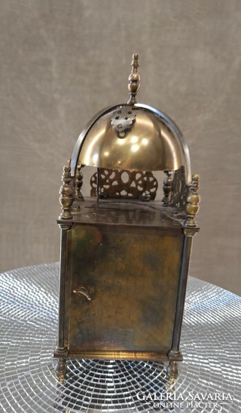 Solid copper table clock, travel clock