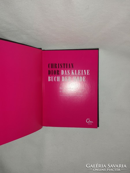 Christian Dior " Egy kis divat" könyve német nyelven