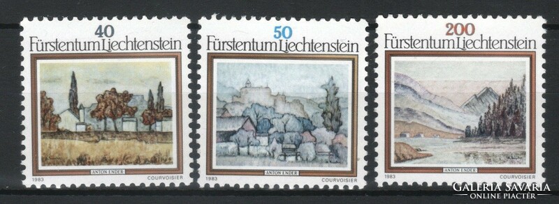 Liechtenstein 0446 mi 821-823 post office EUR 4.00
