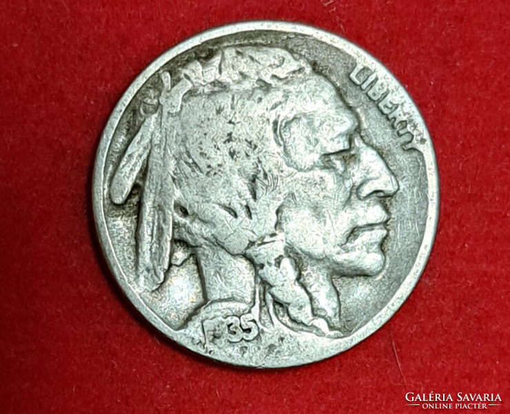 1935. Buffalo/Indian head nickel 5 cents usa (2015)
