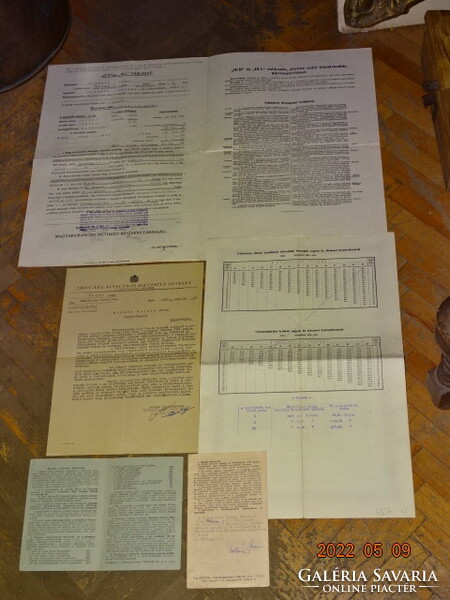 Antique old insurance insurance bonds documents papers 8 pcs. various