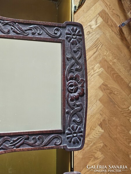 Pair of art nouveau mirrors