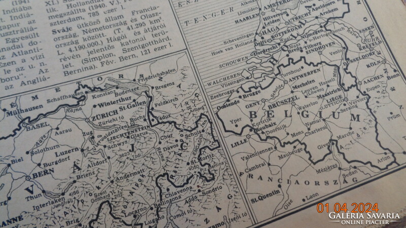 World atlas of the picture Sunday 1943, with one hundred maps