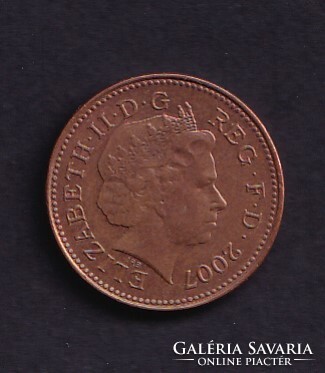 England 1 penny 2007