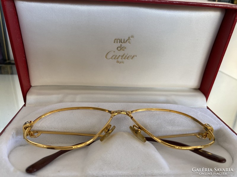 Vintage Cartier "Panthere 56 14" Szemüveg Keret