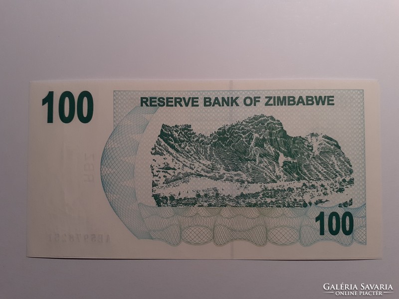 Zimbabwe - 100 Dollars 2006 UNC