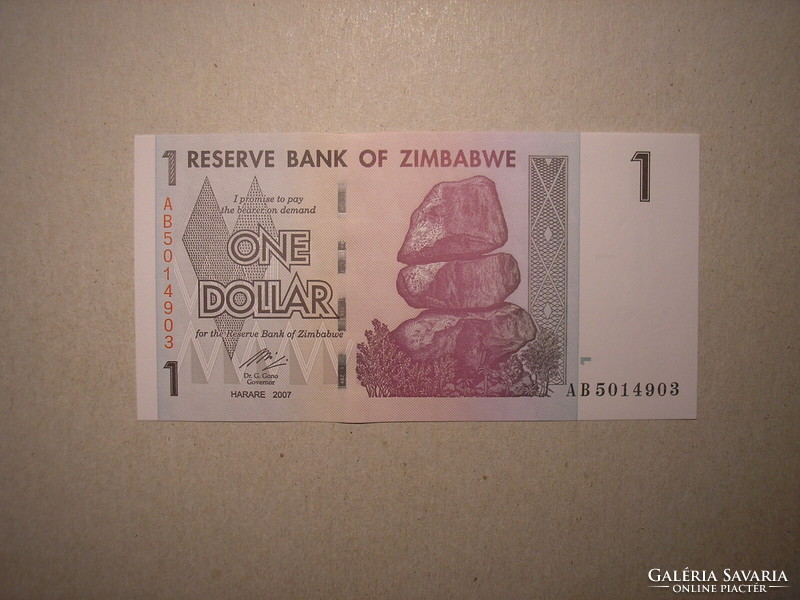 Zimbabwe - 1 dollar 2007 oz