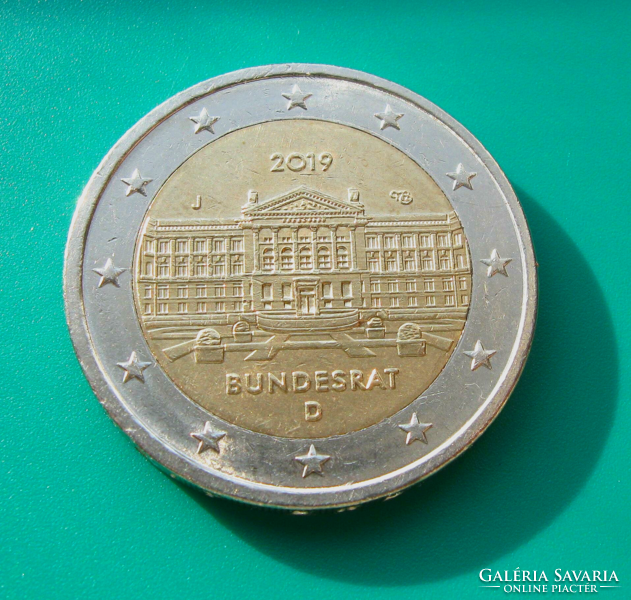 Germany - 2 euro commemorative coin - 2019 - 70 years of the Bundesrat - 