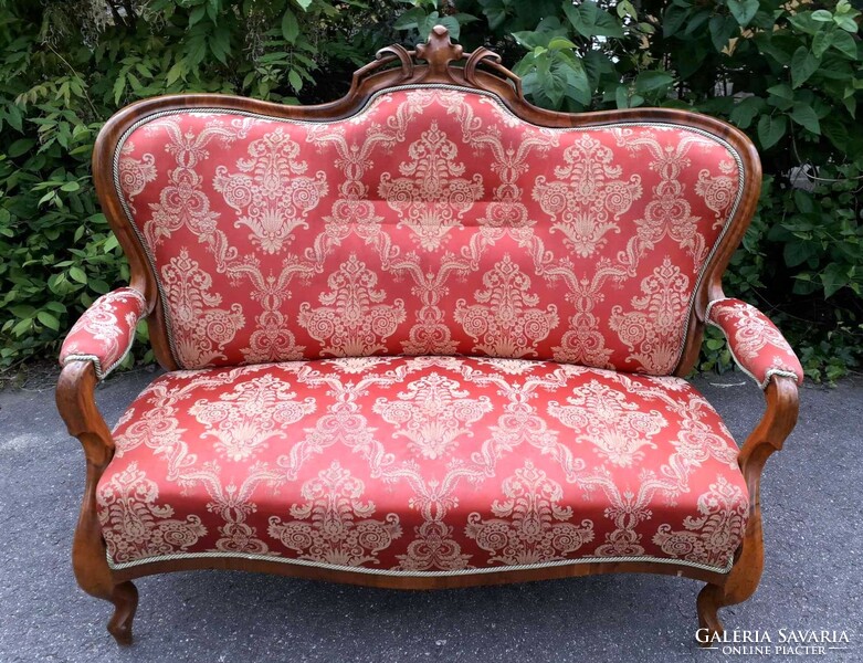 Antique neo-baroque sofa.