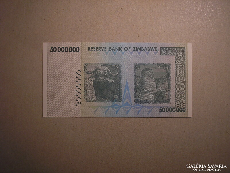 Zimbabwe - 50,000,000 dollars 2008 oz