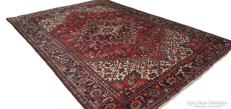 3341 Iranian heriz hand-knotted wool Persian carpet 230x320cm free courier