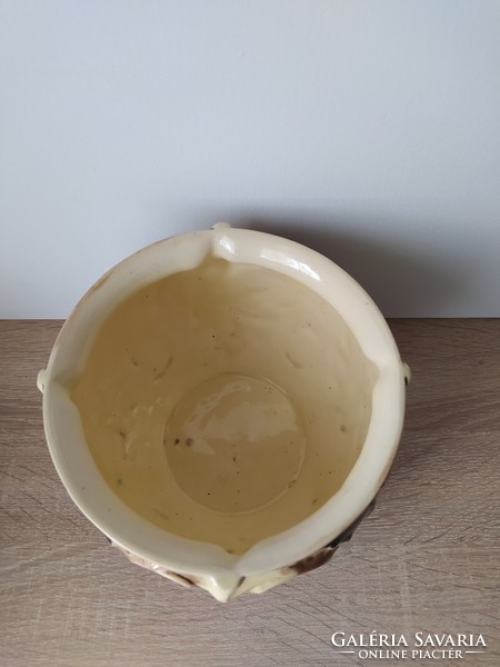 Antique Brüder Willner (Teplicz) Art Nouveau porcelain faience bowl