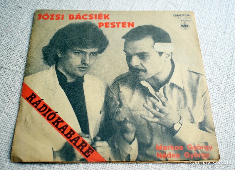 Vinyl record, audio record, Uncle Józsi in Pest, radio cabaret, György Markos, György Nadas 1984
