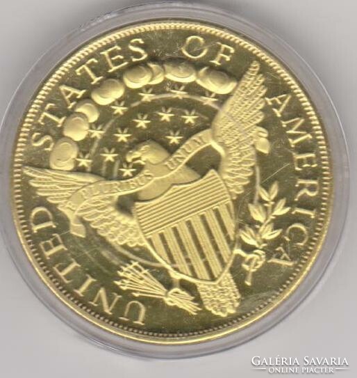Usa gold-plated commemorative coin 1804 oz