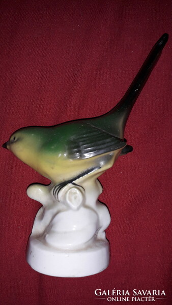 Ritka szép VOLKSTEDT német porcelán kézzel festett figura rigó madár a képek szerint