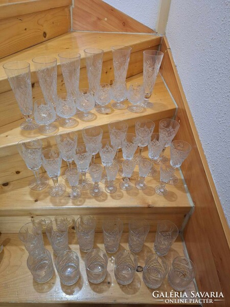 Rotating star crystal glass sets for sale!