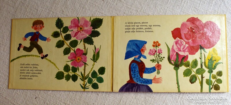 Virágom , virágom mesekönyv , Leporelló , Lengyel Balázs , Reich Károly rajzaival , Móra 2. kiadás