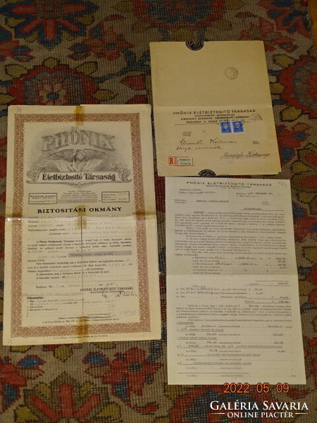 Antique old insurance insurance bonds documents papers 8 pcs. various