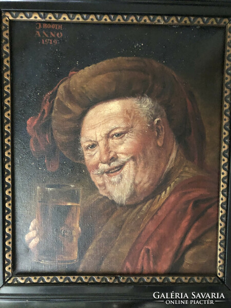 Beer port oil painting