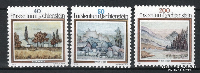 Liechtenstein 0442 mi 821-823 post office EUR 4.00