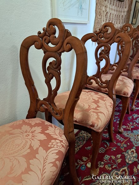 6 db barokk szék
