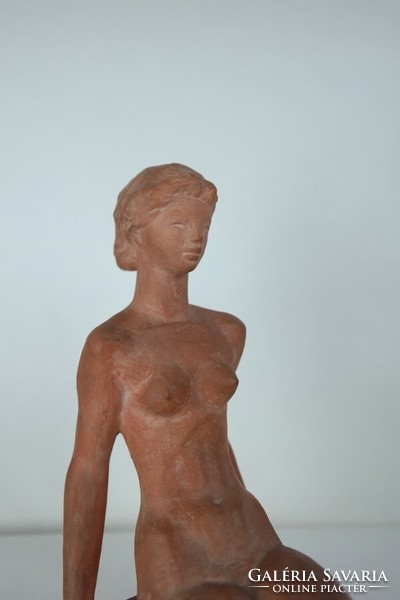 Józsa Bálint terrakotta női akt szobor - 51984