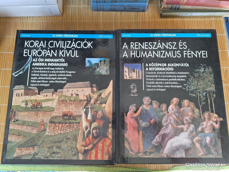 Az Új Képes Történelem sorozat  20 kötete. 24900.-Ft.